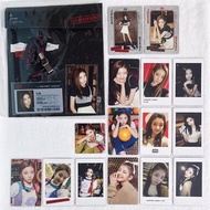 itzy小卡 csi codename:secret itzy popup store 快閃 lia set 隨機卡 id卡 撲克牌 cube卡 明信片 文具set照片 dvd照片 滿額file