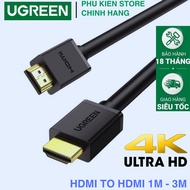 Ugreen HD104 Hdmi To Hdmi Hdmi 2.0 Cable Length 1m - 3m supports Ethernet Audio Return Channel