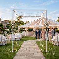 Gazebo 3x3 meters Adjustable can be adjusted up and down and down 3x3 meters wide GOLD COLOR