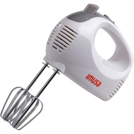 IMUSA USA Hand Mixer with Case 5-Speed ,White, Small