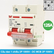 Cầu dao 1 chiều - DC CB 16A/20A/25A/32A/40A/50A/63A/125A DC1000V 2P cho solar - Aptomat 1 chiều Bộ n
