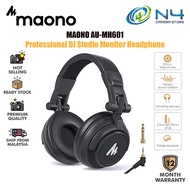 MAONO AU-MH601 Professional Studio Monitor Headphone DJ Stereo Headset for PC Phone