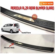 Perodua Alza 2014 - 2019 Anti Scratches Rear Bumper Guard