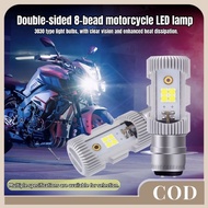 Motorcycle LED Headlight High Power Dual Color Projector P15D All in One H4 H7 Conversion For Bike S