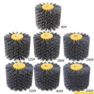 zwinz2 Deburring Abrasive Wire Drawing Round Brush for Head Polishing Grinding Buffer W