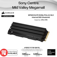 Corsair MP600 ELITE NVMe PCIe 4.0 M.2 Internal SSD (Included Heatsink For PS5) - [1TB / 2TB]