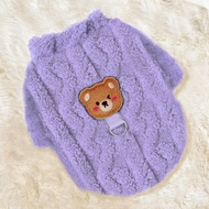 Teddy New Year Dog Clothes Autumn and Winter Season New Warm Bixie Small Dog Pet Beaumi Dog Schanery