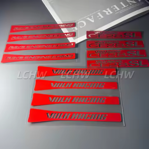 Automobile 17-19inch Wheel Tire Rims Decoration Sticker for CE28SL ENGINEERING Racing Decal Car Styl