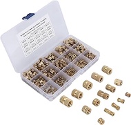 Female Threaded Nut Set, Embedded Nuts 420Pcs Heat Resistant 2 Way Chamfered for Computer for Mobile Phones for Toy