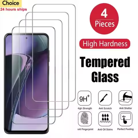4PCS Tempered Glass for Motorola Moto E14 E13 E32 E22i G13 G23 G53 G73 G14 G54 G64 G84 G22 G32 G52 S