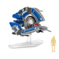 (no box) STAR WARS MICRO GALAXY SQUADRON TRI-FIGHTER DROID WITH B1 BATTLE DROID PILOT