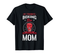 Boxing Ring Boxer Gloves Mom Coach Mother's Day T-Shirt