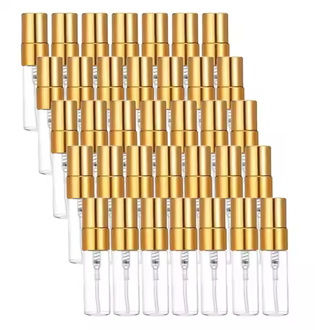 30/50/100pcs 2ml/3ml/5ml/10ml Glass Refillable Perfume Bottle Empty Spray Bottle Atomizer Perfume Bo