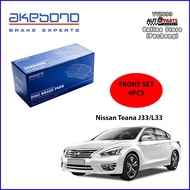 AKEBONO Nissan Teana L33 Front Brake Pad Made In Japan