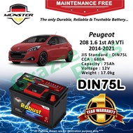 Münster Robust MF CMF DIN75 | DIN75L | 57539 (75AH) Car Battery Bateri Kereta for Peugeot 208 1.6 1s
