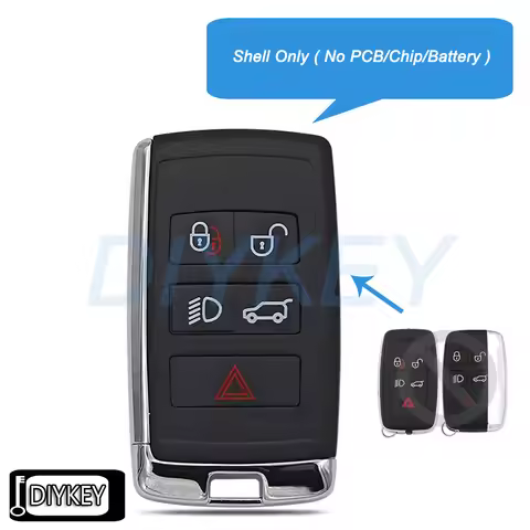 New 5 Buttons Modified Case Smart Remote Car Key Fob Shell Cover for Land Rover Range Rover Sport 20