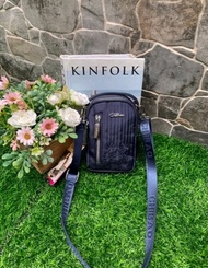 TAS SELEMPANG MINI DOMPET HP CB891 MOTIF BUNGA KANVAS CHIBAO IMPORT