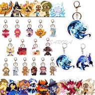 Cookie Run: Kingdom Keychain Game Cookie Run Acrylic Backpack Pendant decfeyeth
