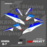 BEAT FI HONDA motorcycle striping motorcycle sticker variation Racing B-7 motorcycle sticker