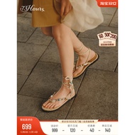 73Hours Women's Bohemian Style Summer Flip Flops | Sandals