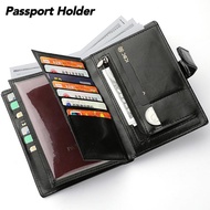 Pemegang Pasport ,Multi-function Passport Holder Wallet Passport Bag Portable Credit Card Holder Doc