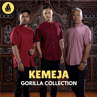 KEMEJA IRONLESS MANDARIN KOLAR WITH EXCLUSIVE POCKET - RELAXED FIT (SIZE XS-4XL)