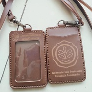 gantungan id card pertanian nametag holder kementerian pertanian kalung id card kementerian pertania