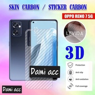 Skin carbon oppo reno 7 5g reno 7z oppo a76 a96 reno 6 4g reno 6 5g oppo a95 4g a75 4g a54 3d skin b