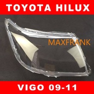 FOR TOYOTA HILUX VIGO 09-11  HEADLAMP COVER HEADLIGHT COVER/HEADLAMP LENS  HEADLIGHT LENS ฝาครอบไฟหน
