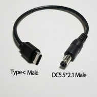 1PC DC5521MM Female/Male To Type-C Charging Cable Compatible with Mobile Phone/tablet Power Supply C