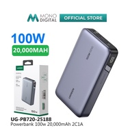 UGREEN USB C POWERBANK  UG-PB720-25188 100W 20,000MAH 2C1A 3 PORT POWERBANK FAST CHARGING PORTABLE P