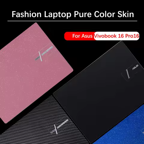 Fashion Laptop Pure Color Skin for Asus Vivobook 16 M1603Q X1603Z Pro16 K6602Z M5606W K6604J K3605V