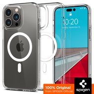 SPIGEN เคสสำหรับ iPhone 14 Pro Series [Ultra Hybrid Mag Fit] รักษาความชัดเจนของตัวเองพร้อมการปกป้องท