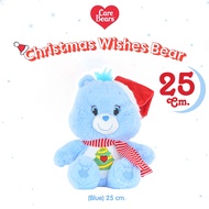 ❤️‍🔥ส่งไวมาก❤️‍🔥 ตุ๊กตาแคร์แบร์ ✨สินค้าแท้💯 Care Bears ตุ๊กตาหมี คริสมาส สีฟ้าอ่อน 𝑪𝒉𝒓𝒊𝒔𝒕𝒎𝒂𝒔 𝑾𝒊𝒔𝒉𝒆𝒔 ลิขสิทไทย🇹🇭