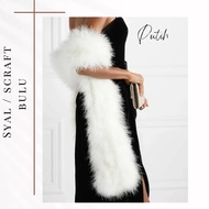 Korean Feather scraf Scarf Scarf Women Men