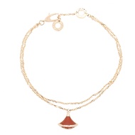 【二手】BVLGARI(Bulgari) Diva Dream SM 紅玉髓手鍊 358419 腕圍 14.5/17cm K18PG（玫瑰金） Diva Dream SM 紅玉髓手鍊