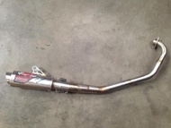 Knalpot racing mcc stainless satria FU , jupiter mx, bebek4tak 130Tu