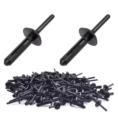 50pcs Car Bumper Clip Plastic Expansion Blind Rivets 6mm For BMW X1 E84 X3 E83 F25 X5 E53 E70 X6 E71