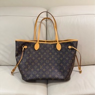 LV 路易威登 經典Neverfull MM/老花托特包/98新美品