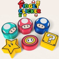 GANTUNGAN Fidget Clicker Super Mario - Cute Clicker Keychain