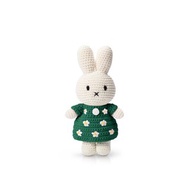 荷蘭Miffy米飛兔【miffy&amp;碎花綠洋裝】手工純棉療癒娃娃米菲玩偶