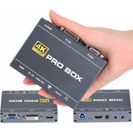 4K DVI Video Capture Card, VGA Video Capture, 4K60 DVI VGA HDMI to 1080P60 USB3.0 Video Capture with