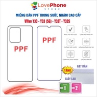 PPF Vivo Y33 - Y33S - Y33T - Y33 5G self-healing anti-fingerprint screen protector - Love Phone
