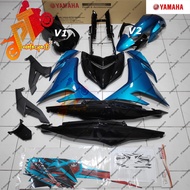 Yamaha Y15ZR  Y15 V1 V2 Cover Set Cyan Black Cm6 Hijau 2021 With Sticker Original HLY