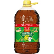 鲁花 食用油 香飘万家系列 低芥酸浓香菜籽油 6.09L