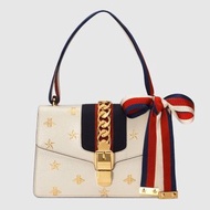 100% Gucci sylvie bee star small shoulder bag