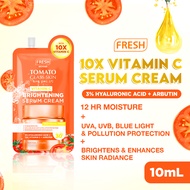 Fresh Skinlab Tomato Glass Skin 3 in 1 Vitamin C Brightening Serum Cream SPF 30 10mL