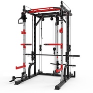 Multifunctional Commercial Power Cage Station Squat Rack Smith Machine with Cable Crossover Alat sen