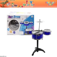 Drum tong Drum sticks Drum sets Toy Wonderland Blue Jazz Drum Set, Toys for Kids