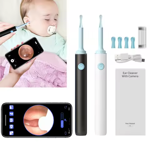 3.9mm Wireless Smart Camera WiFi Visual Ear Wax Cleaner Spoon Endoscope Otoscope Earwax Removal Earp